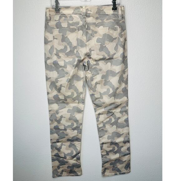 Hudson Nico Peyote Camo Mid-Rise Split Ankle Front Zip Jeans 29 - Picture 7 of 16